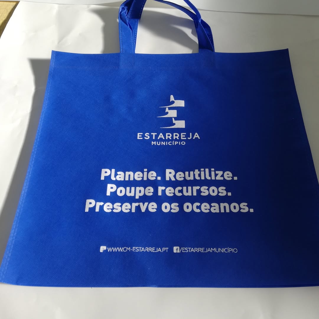 Saco ecológico personalizado em Estarreja, trabalho realizado pela Publiria